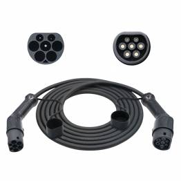 Bil oplader kabel til elbil type 2 16 Amp 3 Fase 11KW - 5m